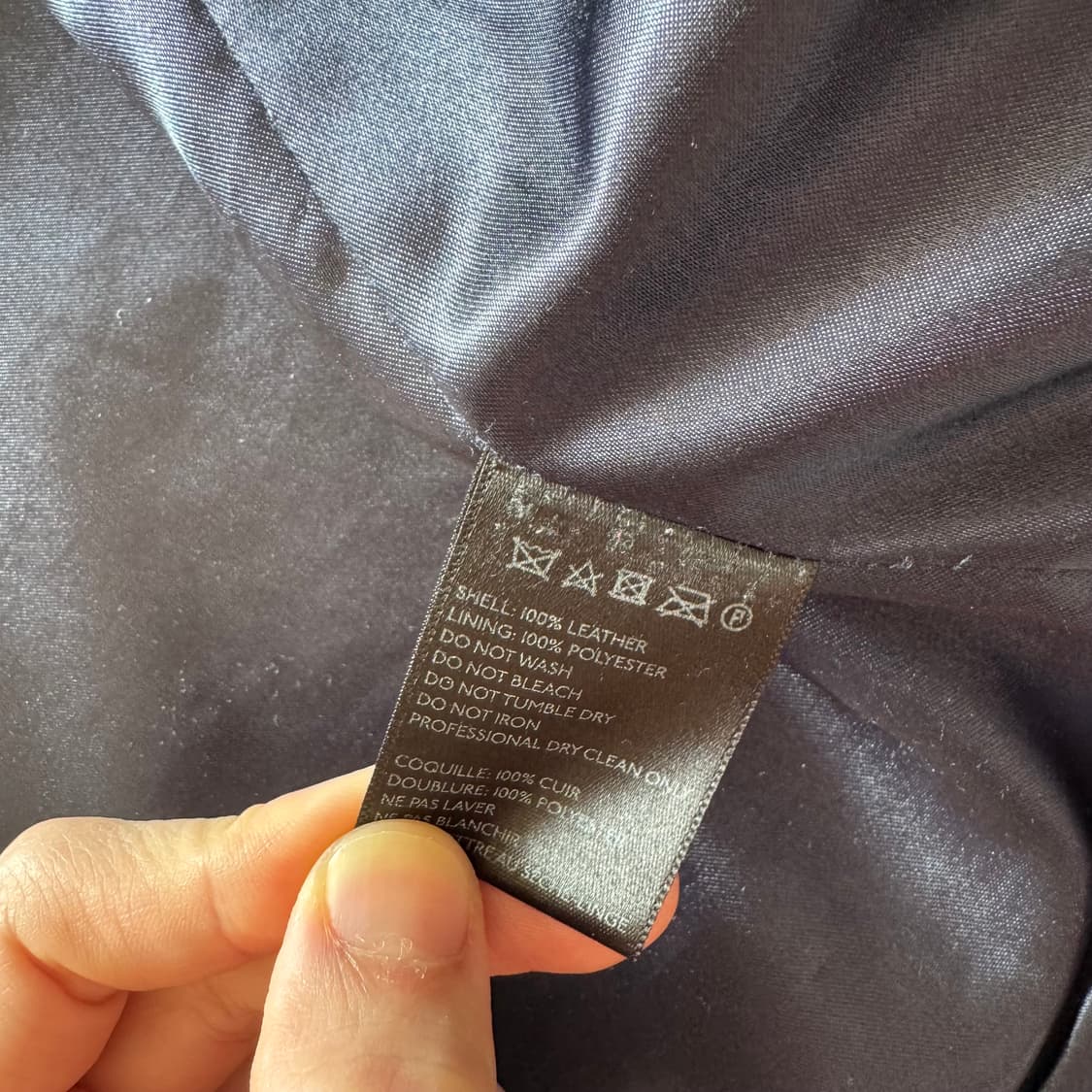 Schott 쇼트 가죽라이더 자켓 표기M (체감 100) 상품이미지8