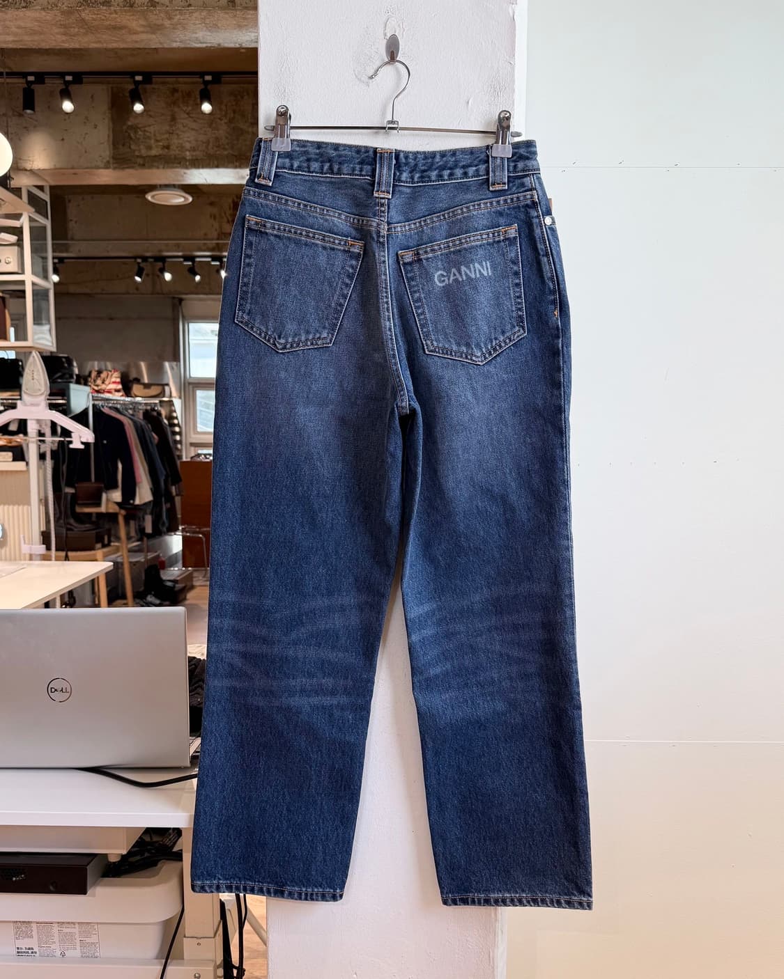 가니 데님 스트레이트 팬츠  상품이미지4