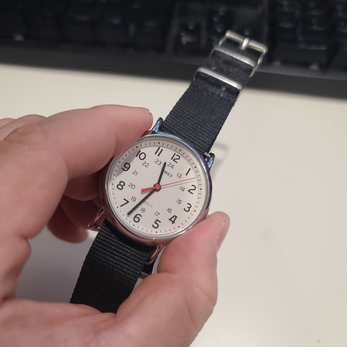 타이맥스 위캔더 팝니다.정상작동 건전지갈고 사진찍은겁니다^^
잔기스있어요 상품이미지5