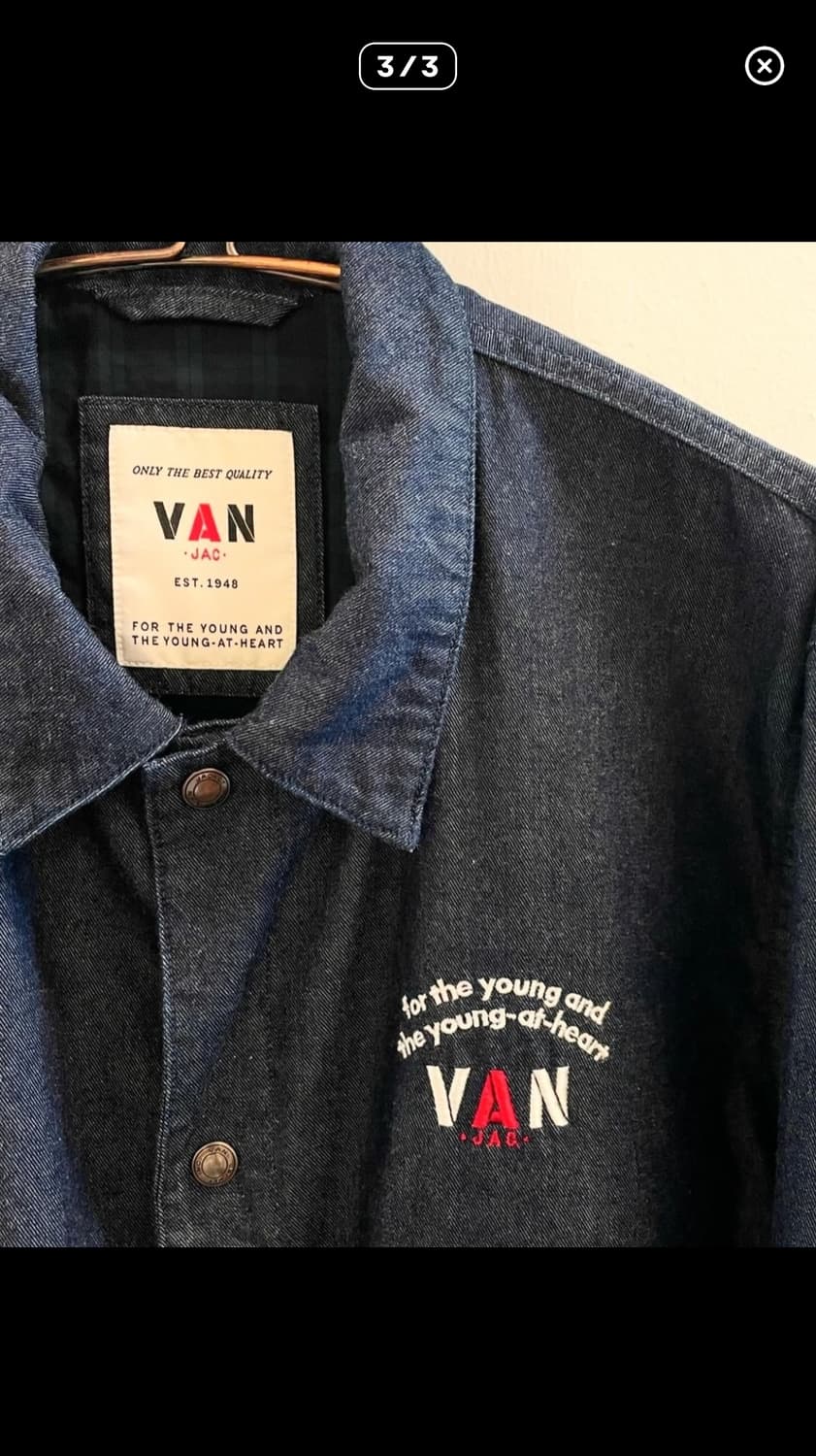 VAN JAC 데님 자켓 상품이미지1