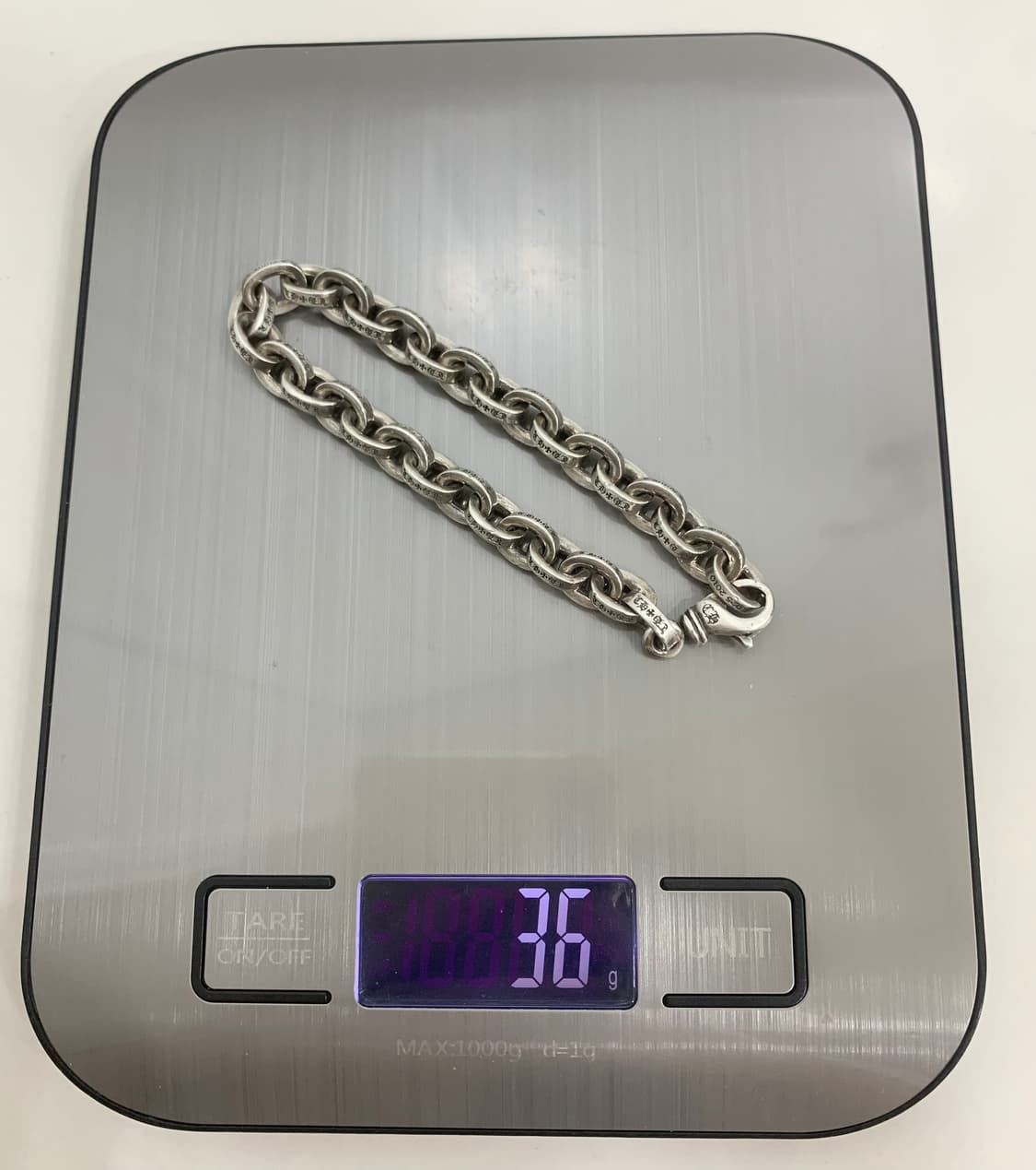 [8인치]크롬하츠 페이퍼체인 라지 팔찌 상품이미지9