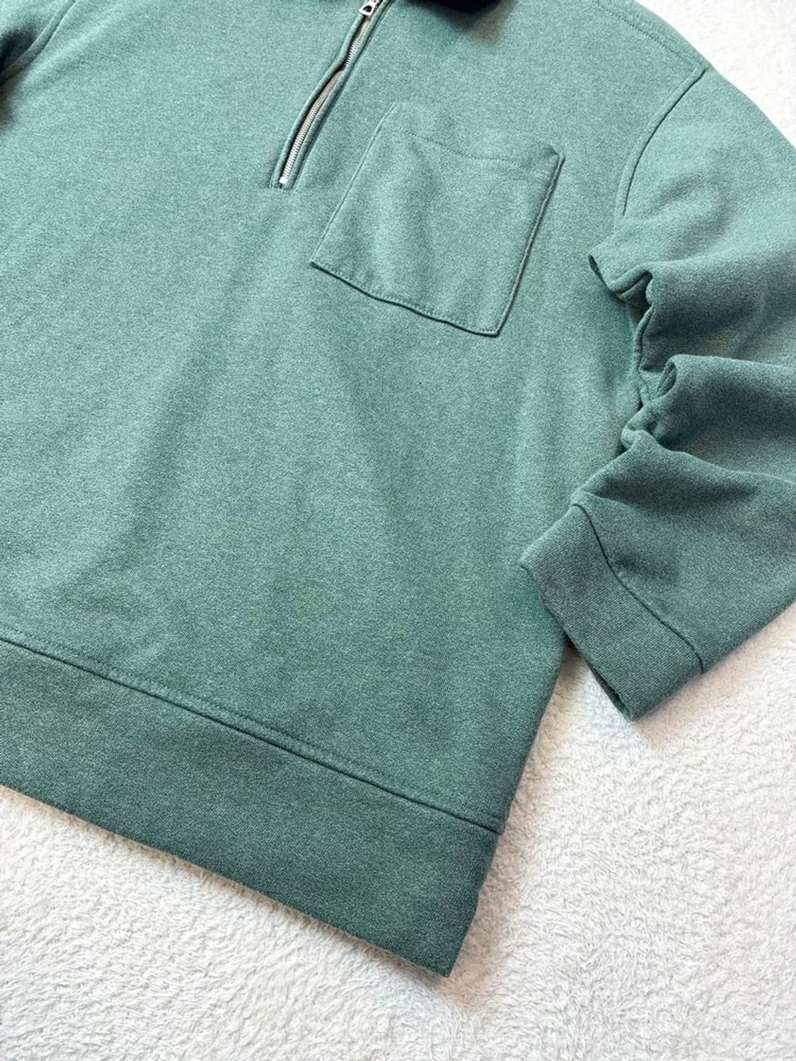 시리즈 22FW 반넥 집업 워싱 맨투맨 PN5943 상품이미지3