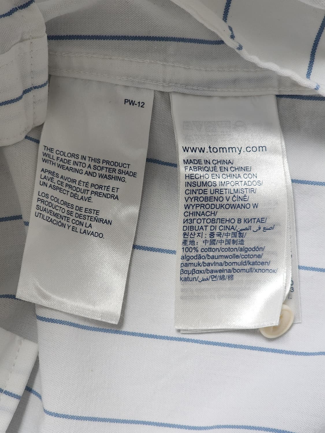 타미힐피거 스트라이프 셔츠 M 상품이미지9