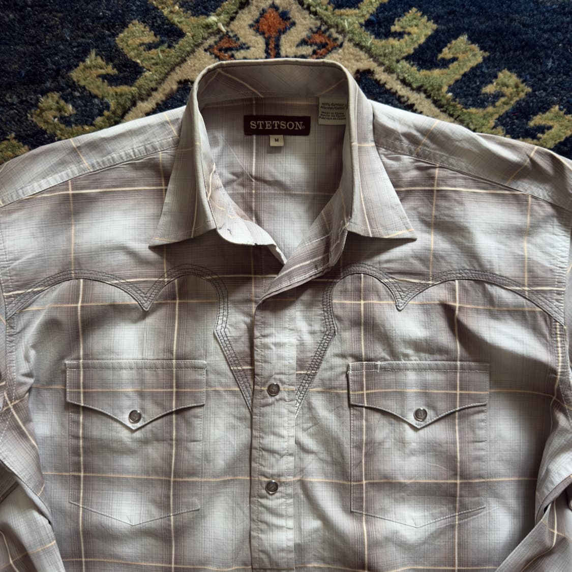 STETSON pearl Snep 웨스턴 옴브레 셔츠 상품이미지4