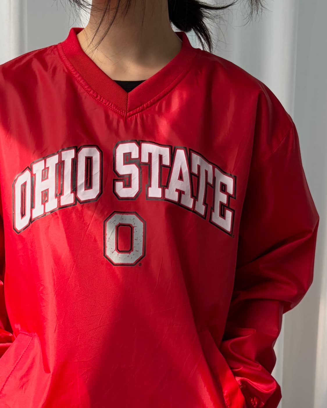 [S-M]레드오크 오하이오 스테이트 웜업 바람막이  상품이미지4