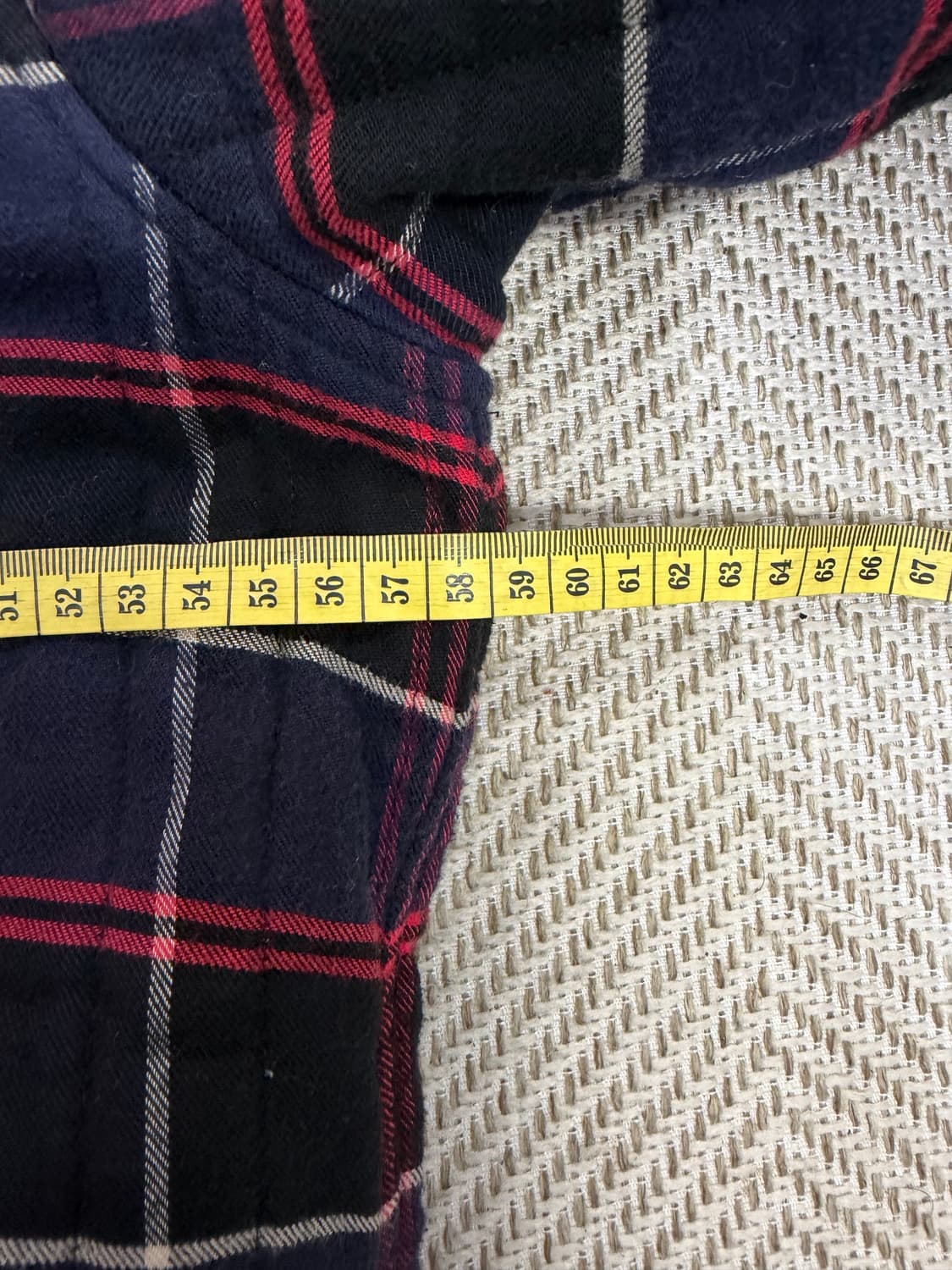 정품) ASPESI 아스페시 남성 체크 퀼팅 셔츠형 자켓 XL  상품이미지9