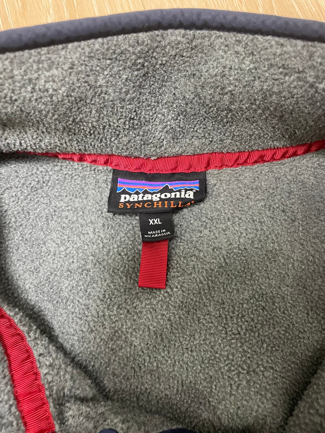 파타고니아 신칠라 xxl 그레이 네이비 patagonia 상품이미지4