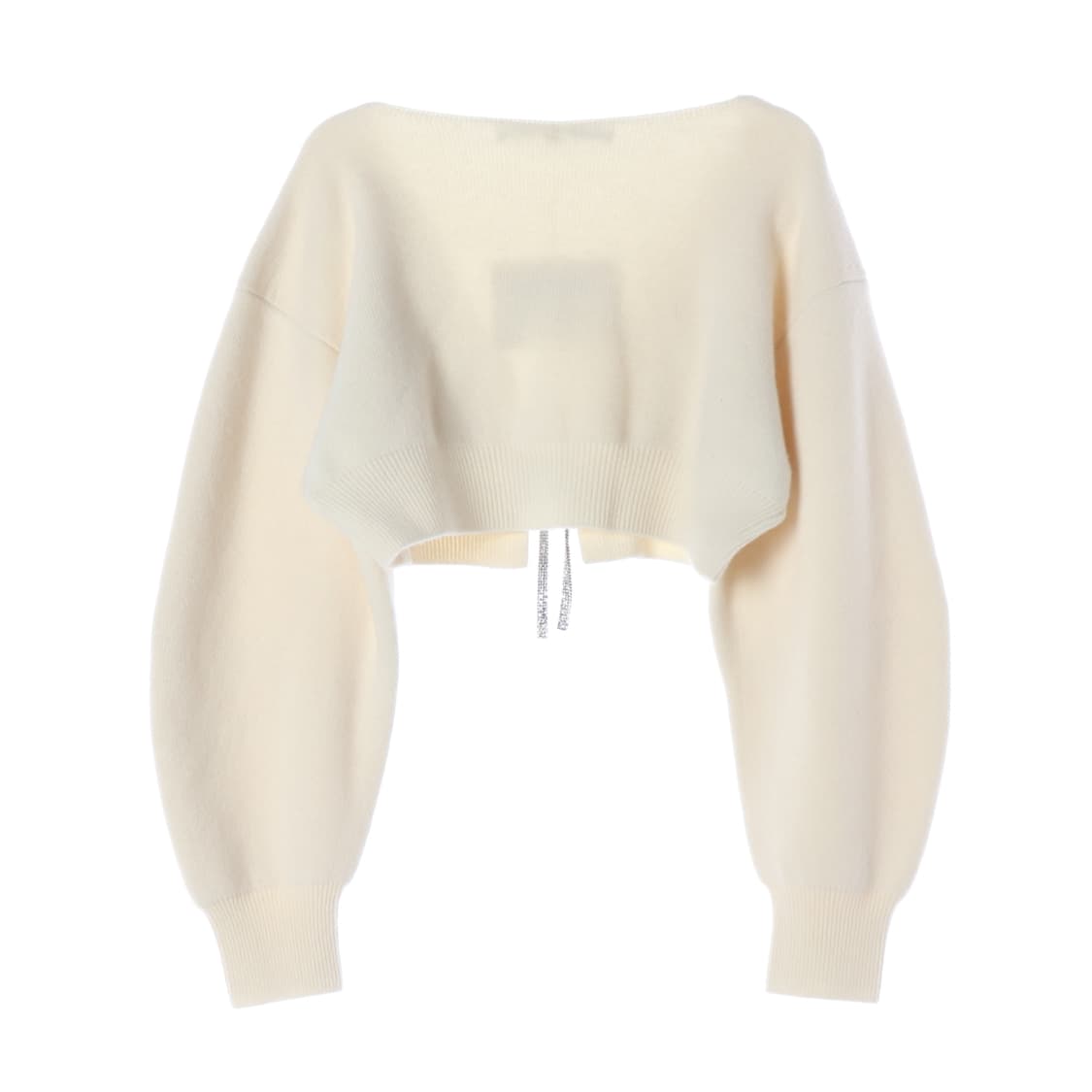 (새상품) 알렉산더 왕 크리스탈 타이 크롭 울 캐시미어 가디건 상품이미지2