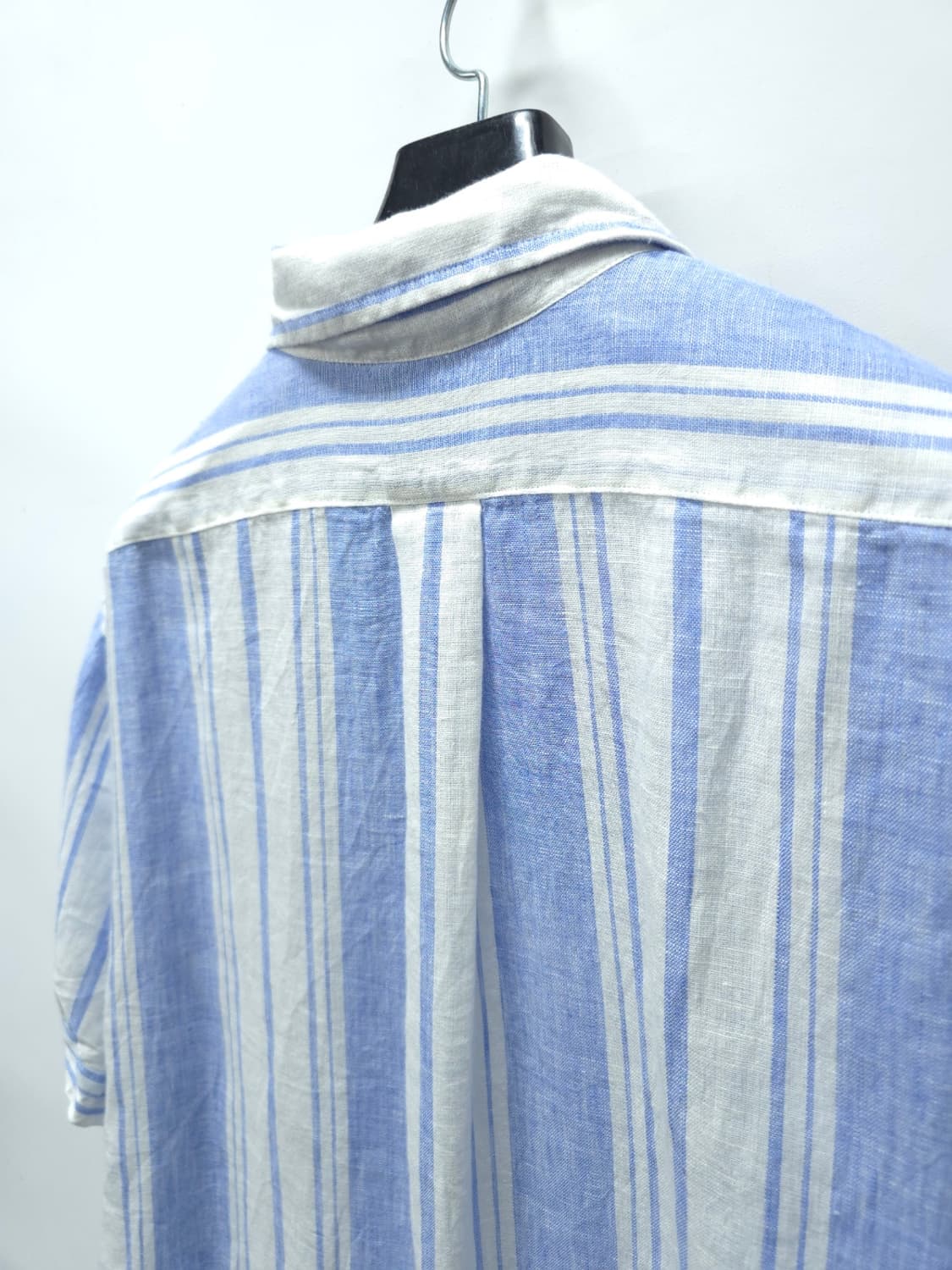 ​브룩스브라더스 100% 린넨 스트라이프 반팔 셔츠 (~105) 상품이미지9