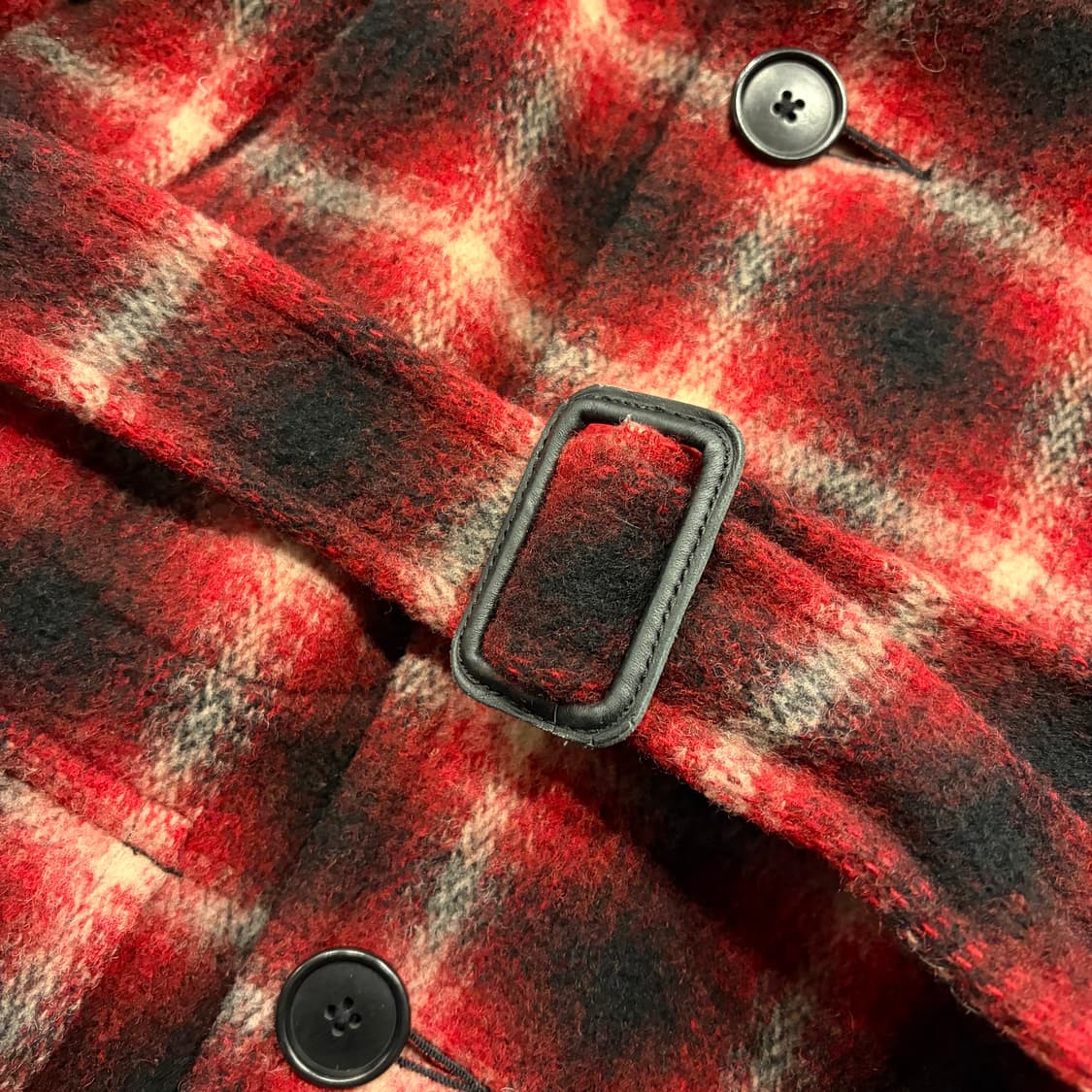[M] 폴로랄프로렌 레드 타탄 체크 벨티드 코트 C988 상품이미지9