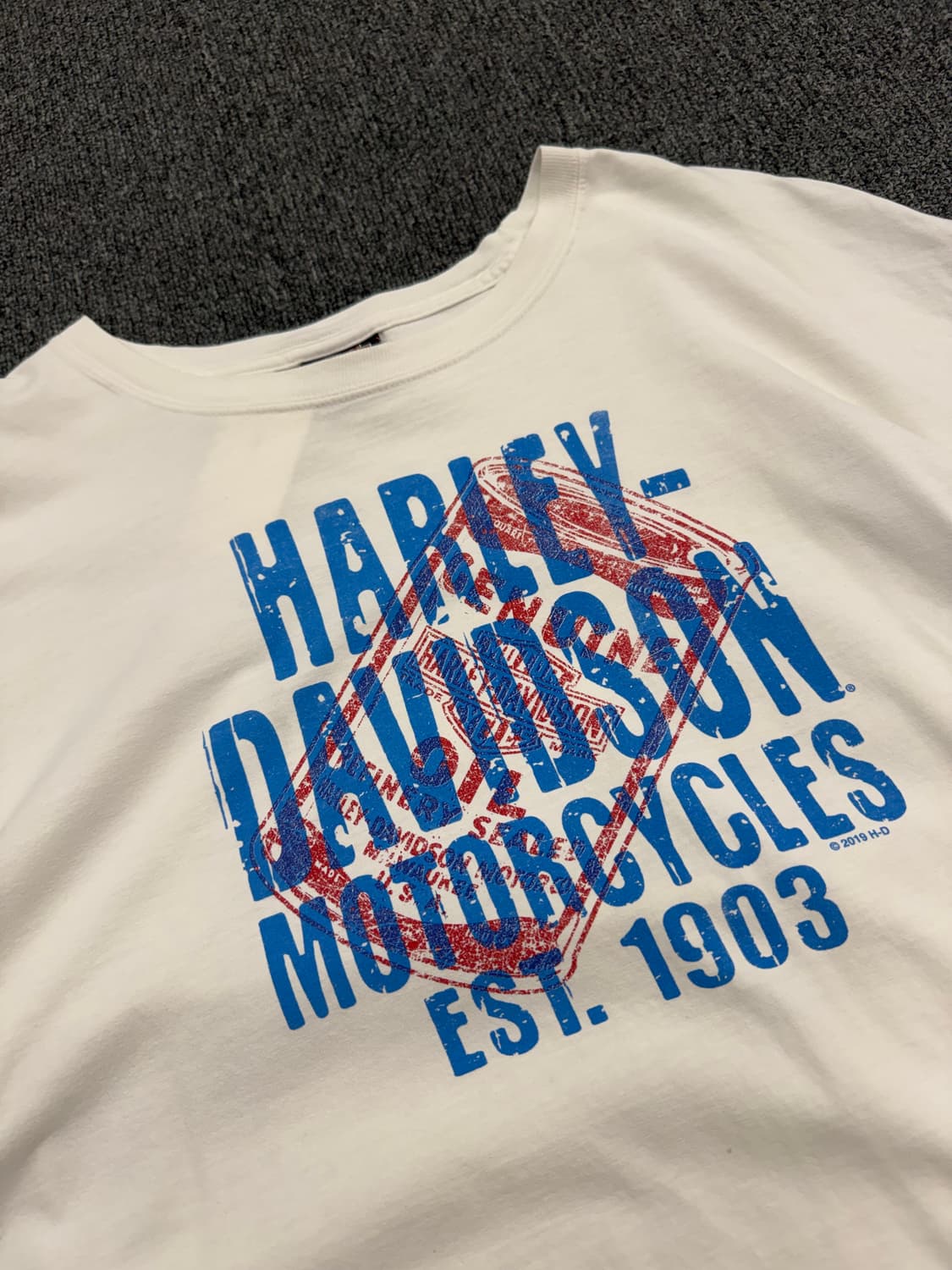 할리데이비슨 빈티지 PENSACOLA,FL 롱슬리브 상품이미지2