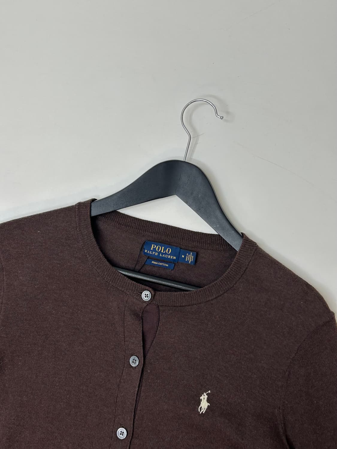 Polo 폴로 브라운 가디건 상품이미지1