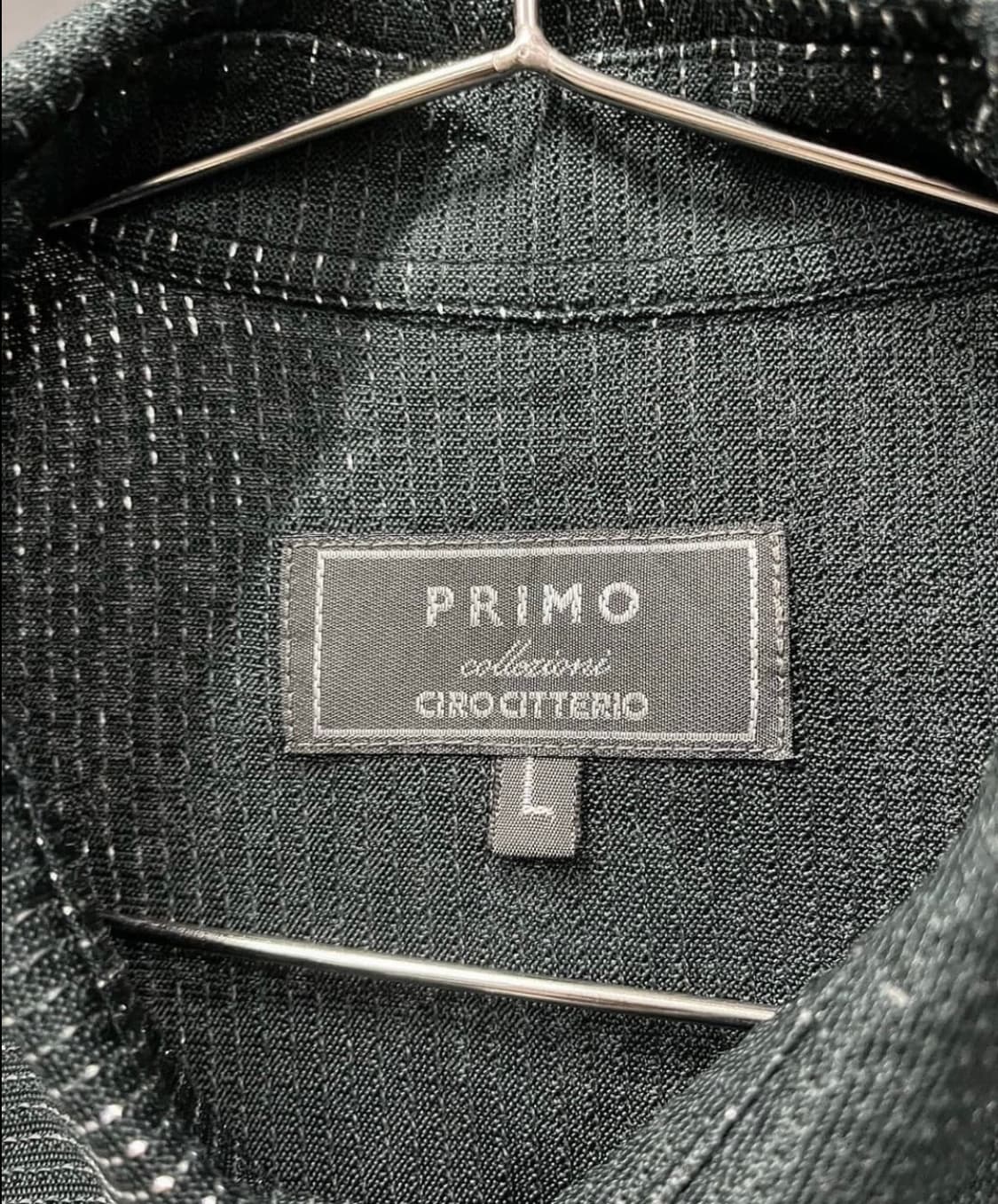Primo ciro citterio 메탈릭 하프 셔츠 상품이미지6