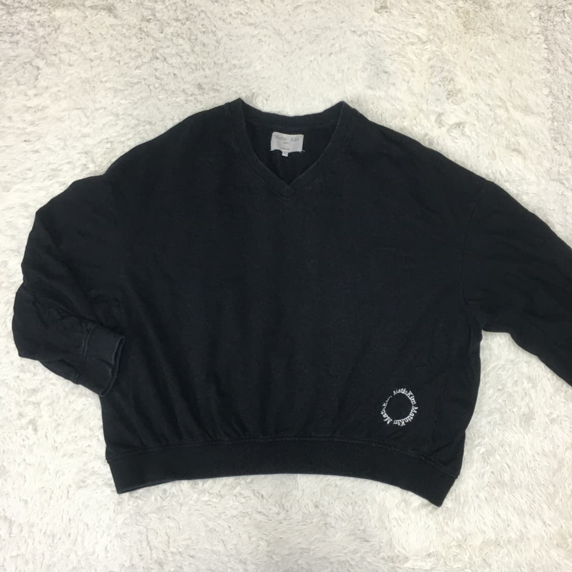 마뗑킴 여성 셔링 맨투맨 DD22 상품이미지1