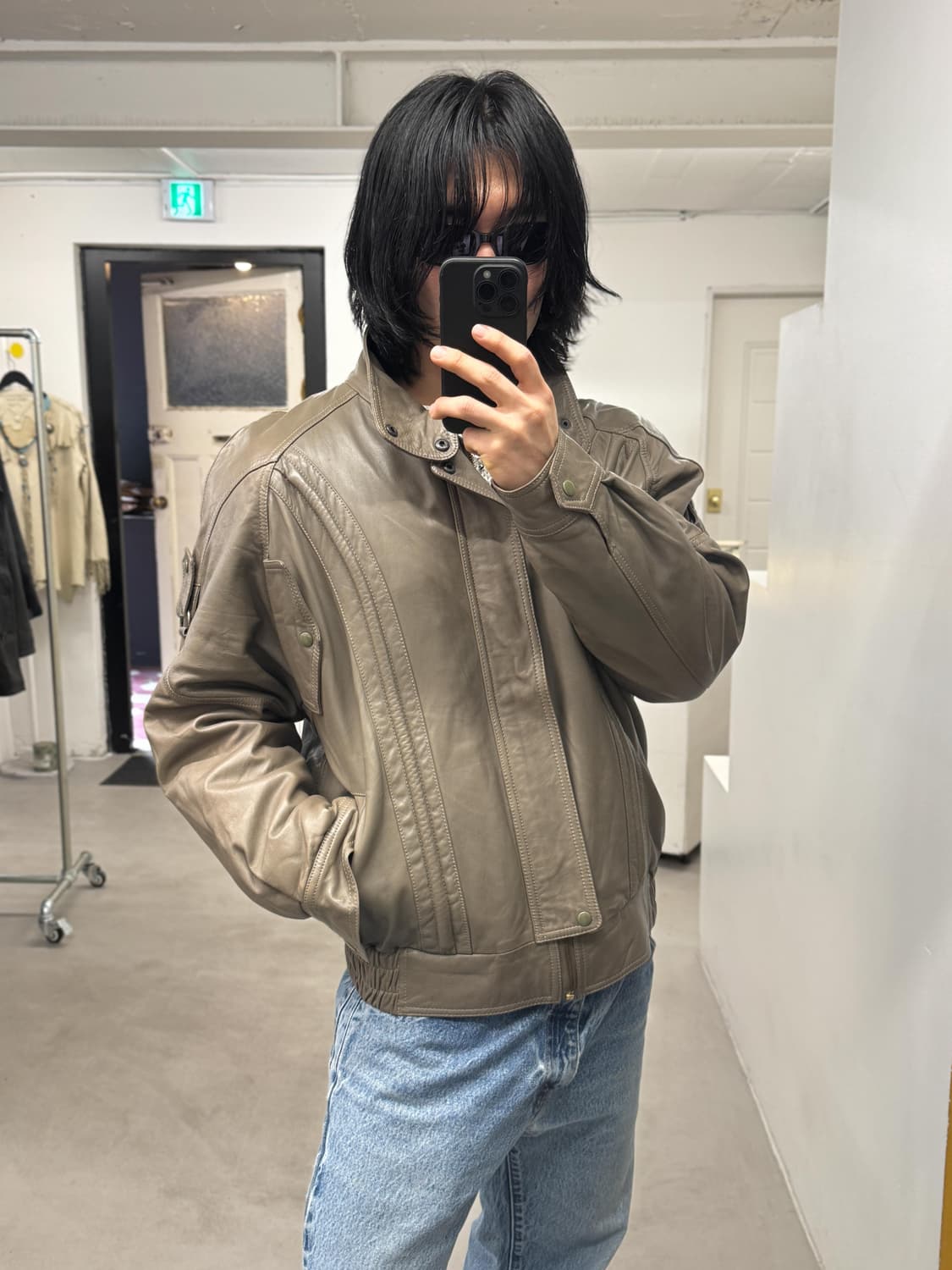 레더 블루종 상품이미지6