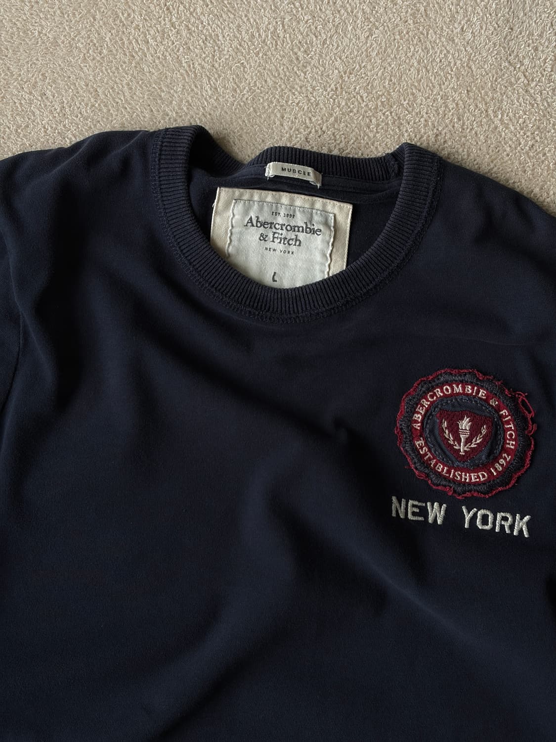 아베크롬비 아플리케 롱슬리브 상품이미지3