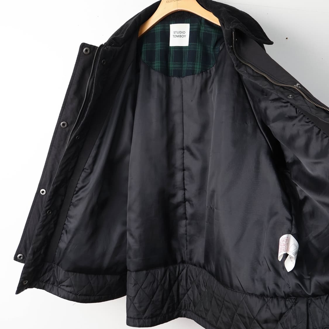 F/스튜디오톰보이 퀼팅배색 헌팅자켓 상품이미지6