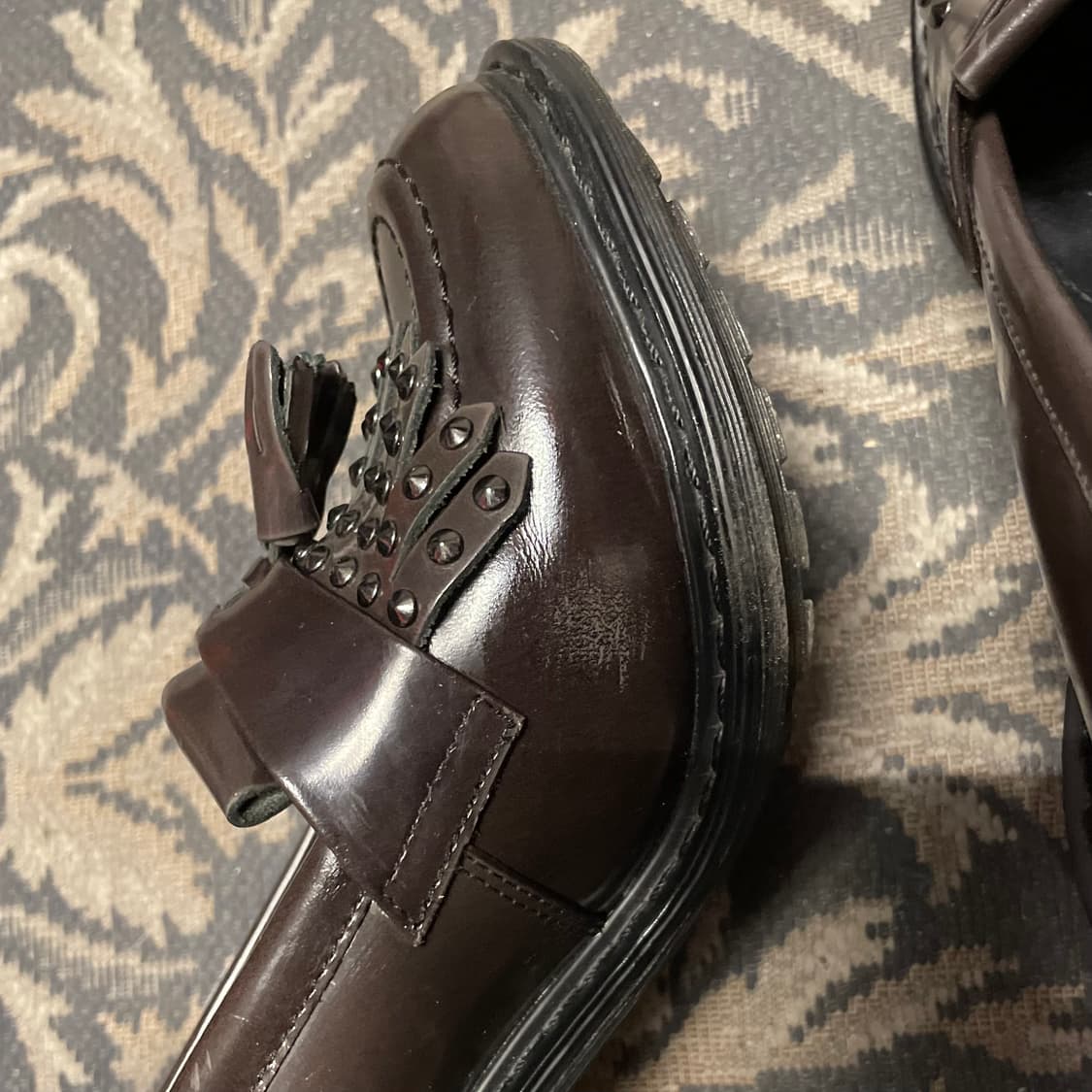 닥터마틴 (우먼) Mairwen 그레이 테슬 로퍼 힐   상품이미지6