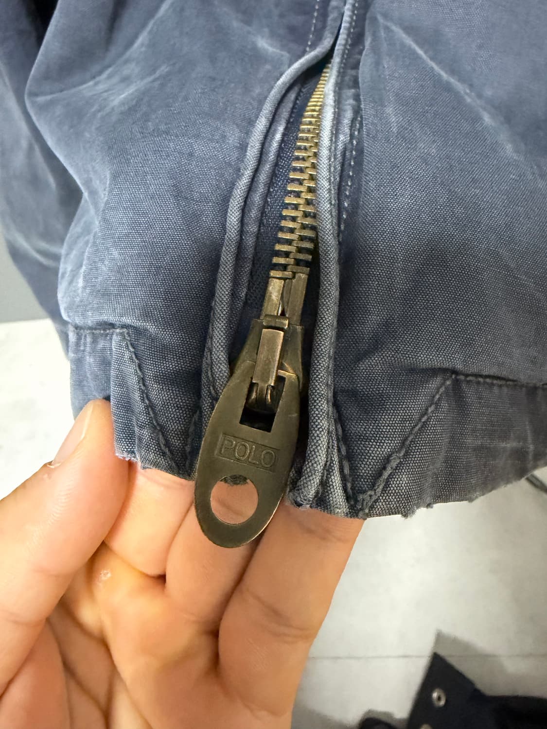 폴로 랄프로렌 네이비 블루종 자켓 스윙탑 L사 상품이미지4