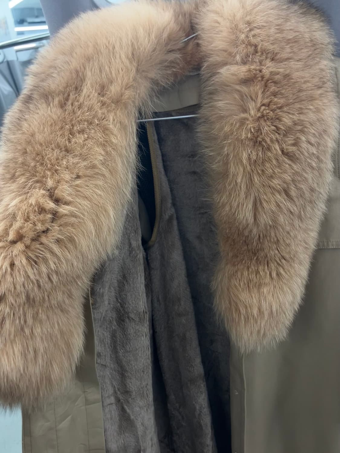 카라퍼 내피 롱코트 상품이미지4