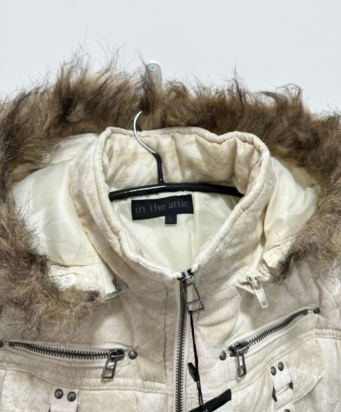 In The Attic washed sandy padded jacket 상품이미지7