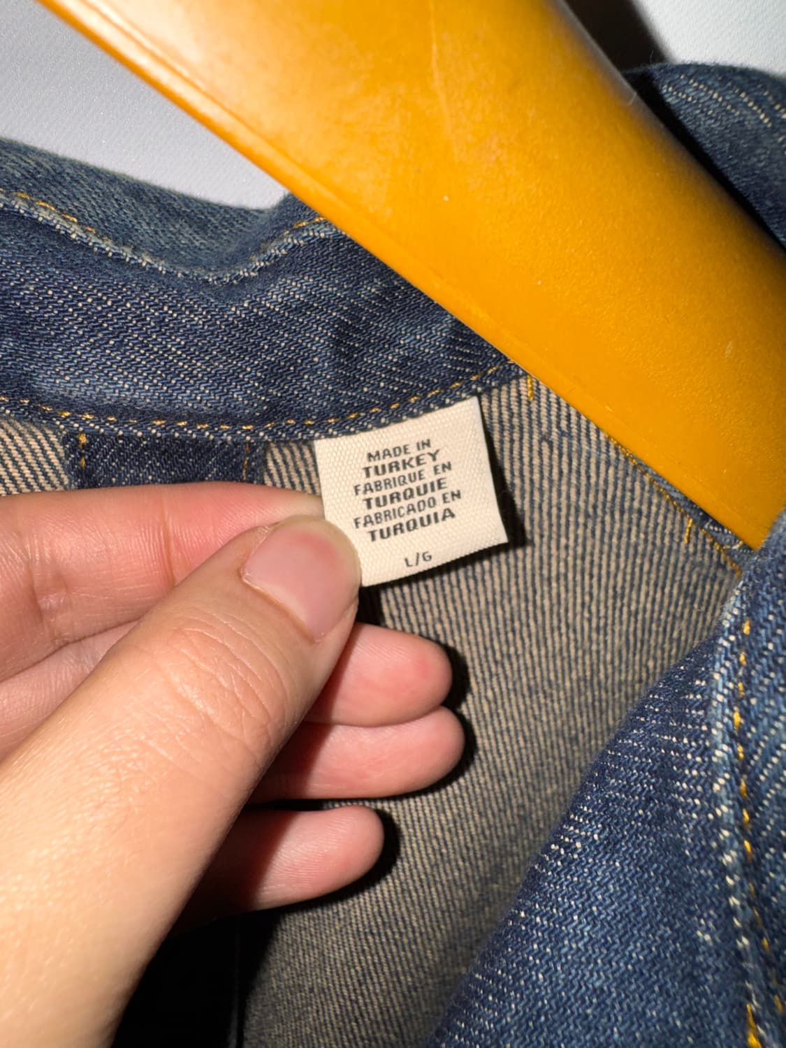 파세타즘 x 리바이스 오버사이즈드 데님 자켓 L 상품이미지4