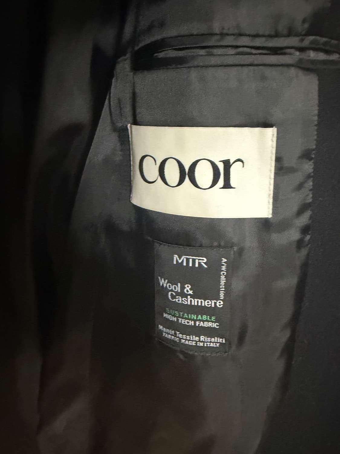 쿠어/coor MTR 발마칸 코트 블랙 M사이즈 상품이미지2