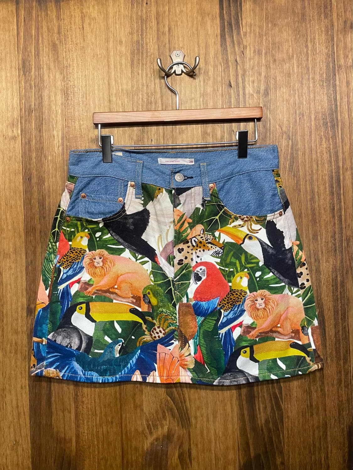 Levi's patterned denim skirt 상품이미지1