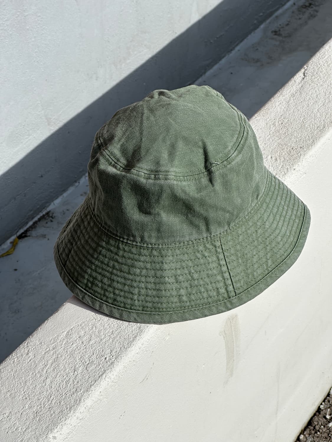 [L] 빈티지 카키 버킷햇 모자 상품이미지2