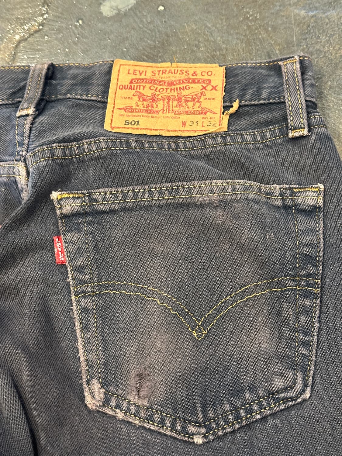 리바이스 501 W31 L32 상품이미지6