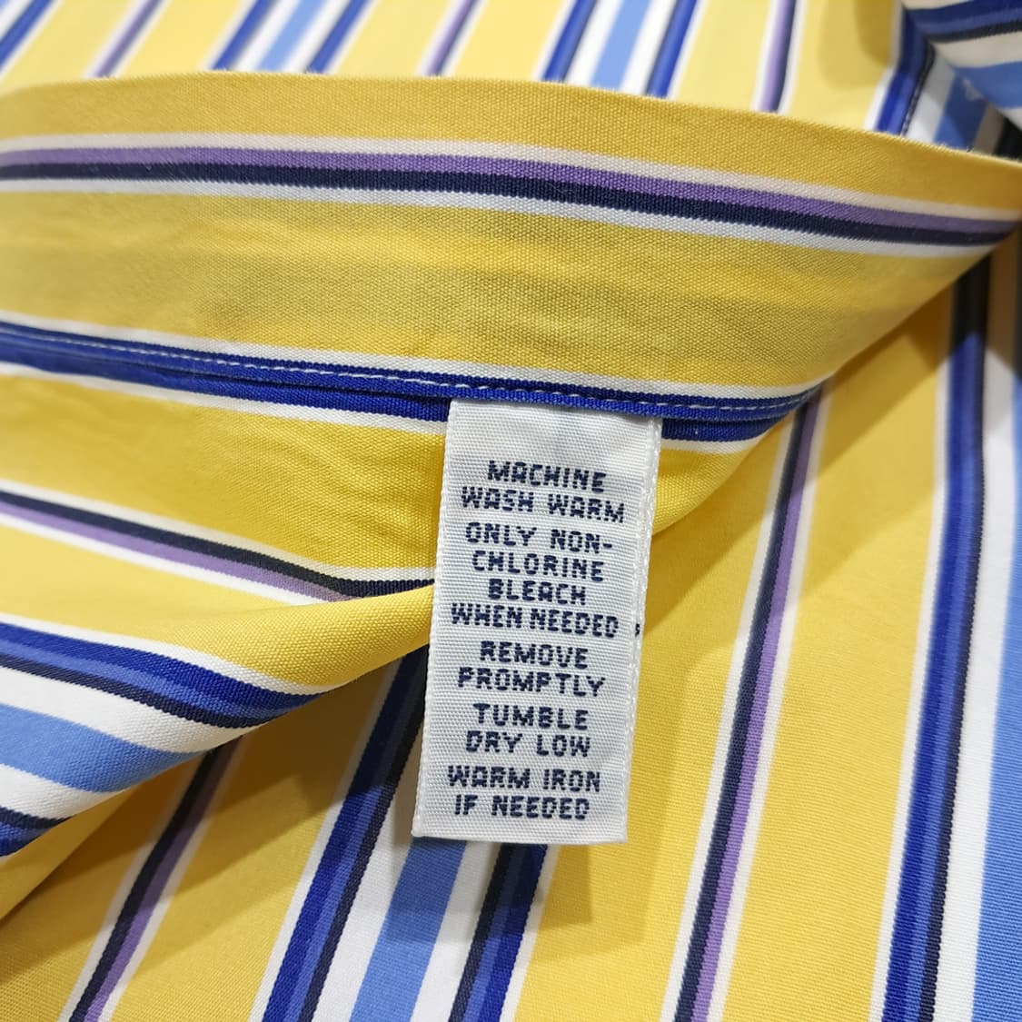 CL505 2XL 폴로 00s 코튼 멀티스트라이프 옐로우 셔츠 남방 상품이미지5