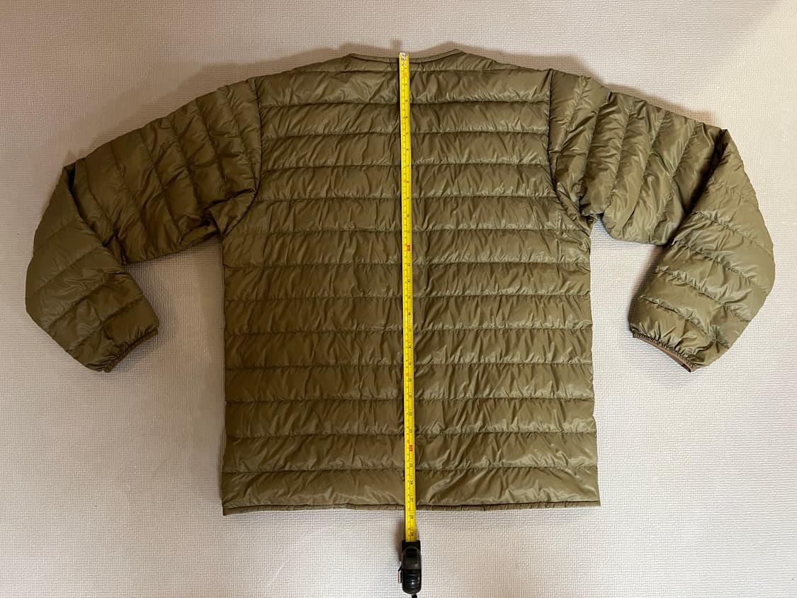 몽벨 수페리어 다운 라운드넥 800필 긴팔 경량패딩(베이지) XL 상품이미지7