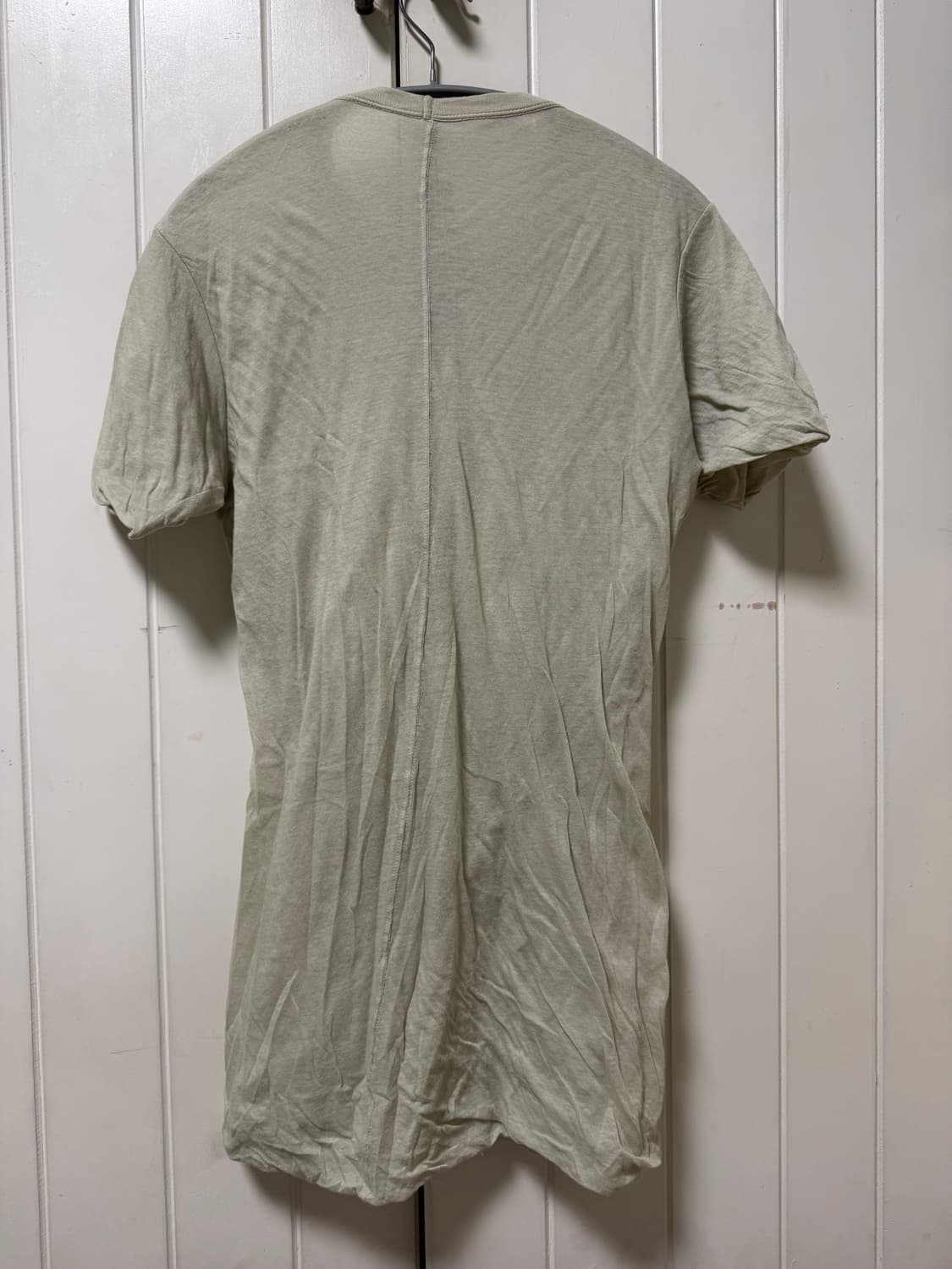 릭오웬스 더블 숏 슬리브 티셔츠 pearl s사이즈 상품이미지2