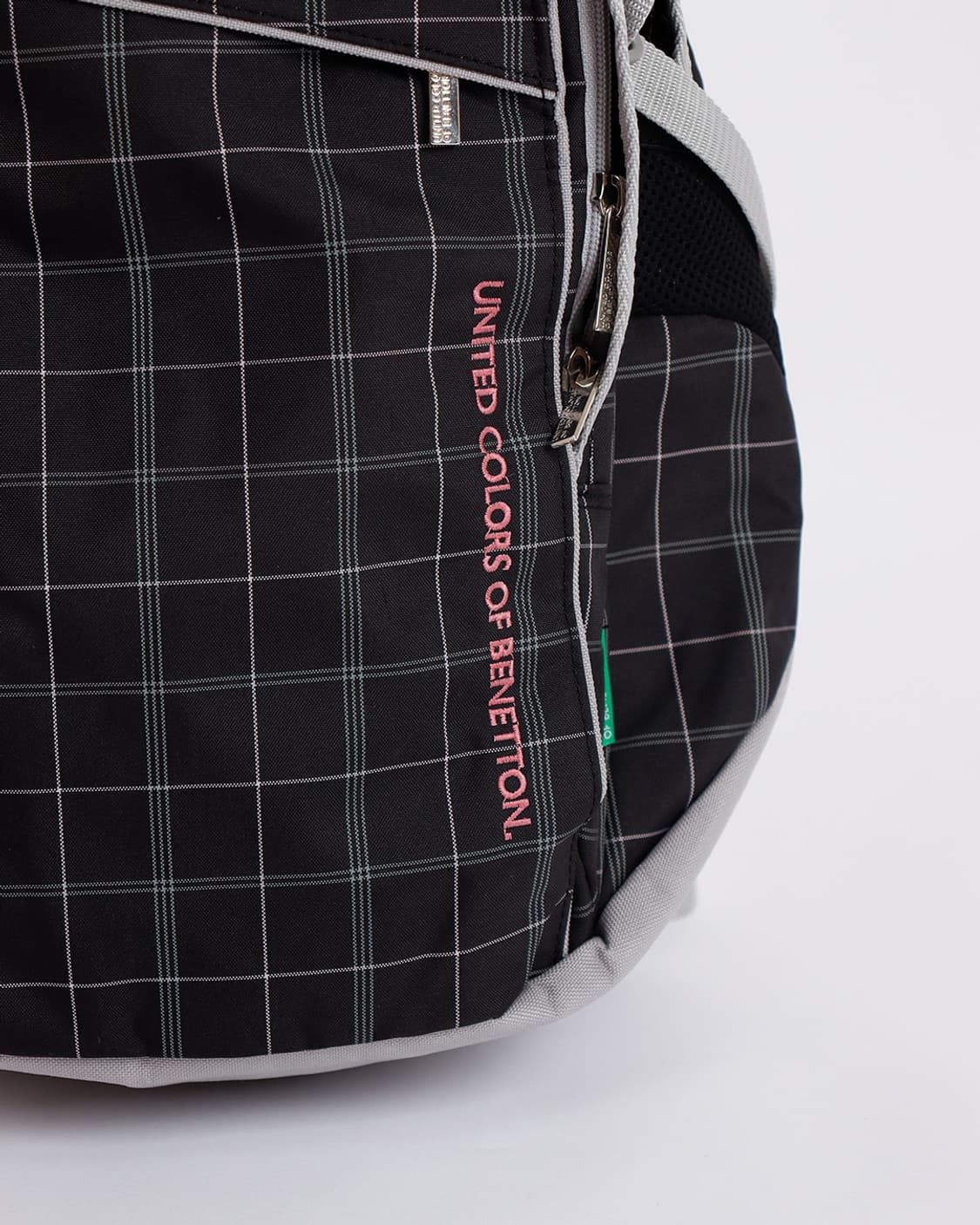 [BENETTON] 체크 패턴 데일리 백팩 상품이미지3