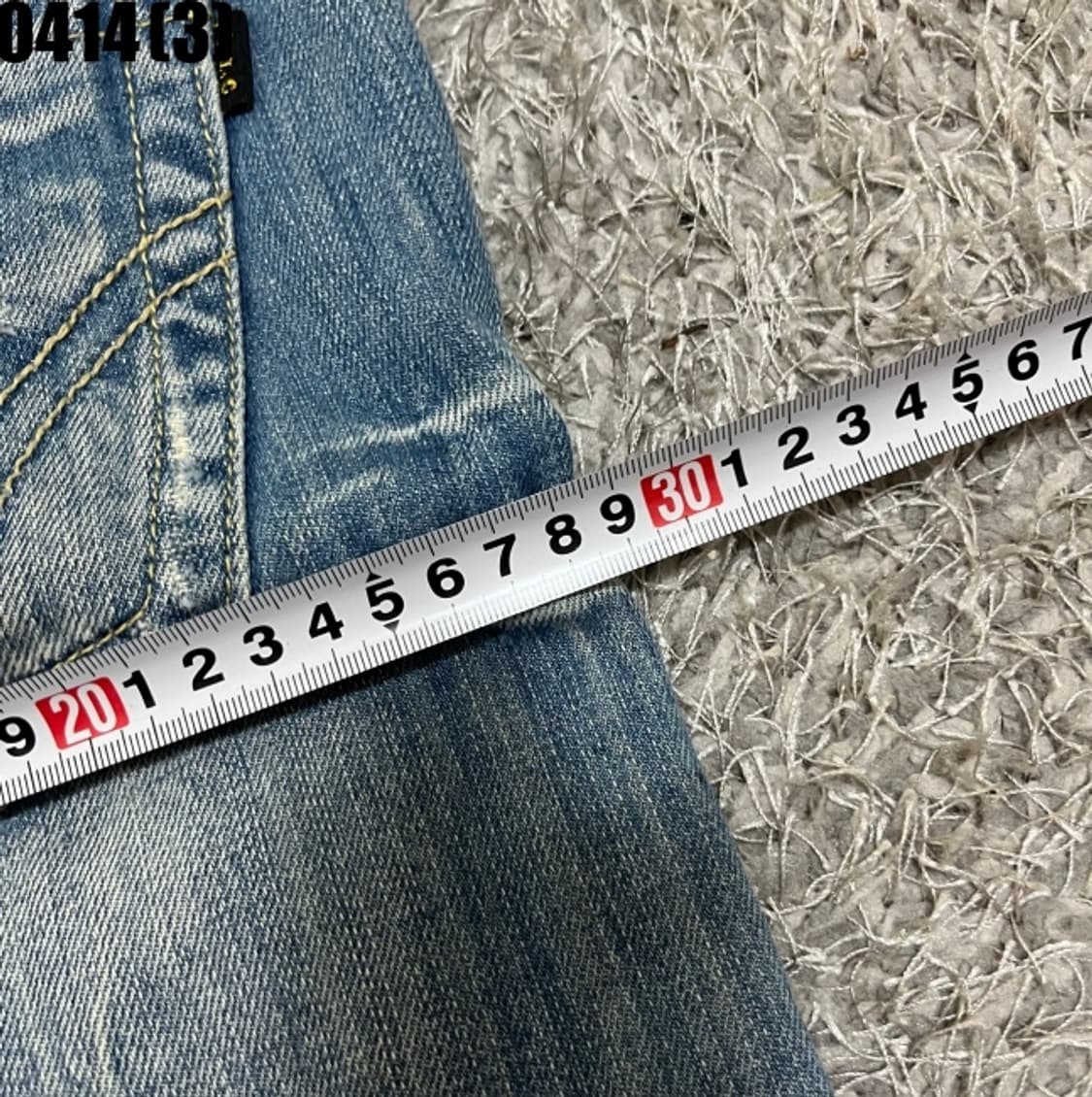 빈티지 데님 반바지 상품이미지8