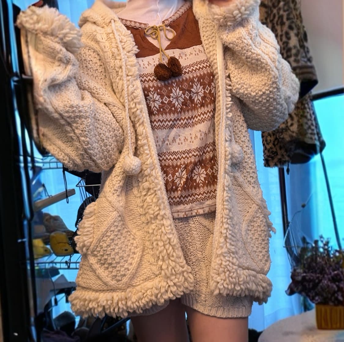 폼폼 울니트자켓 상품이미지1