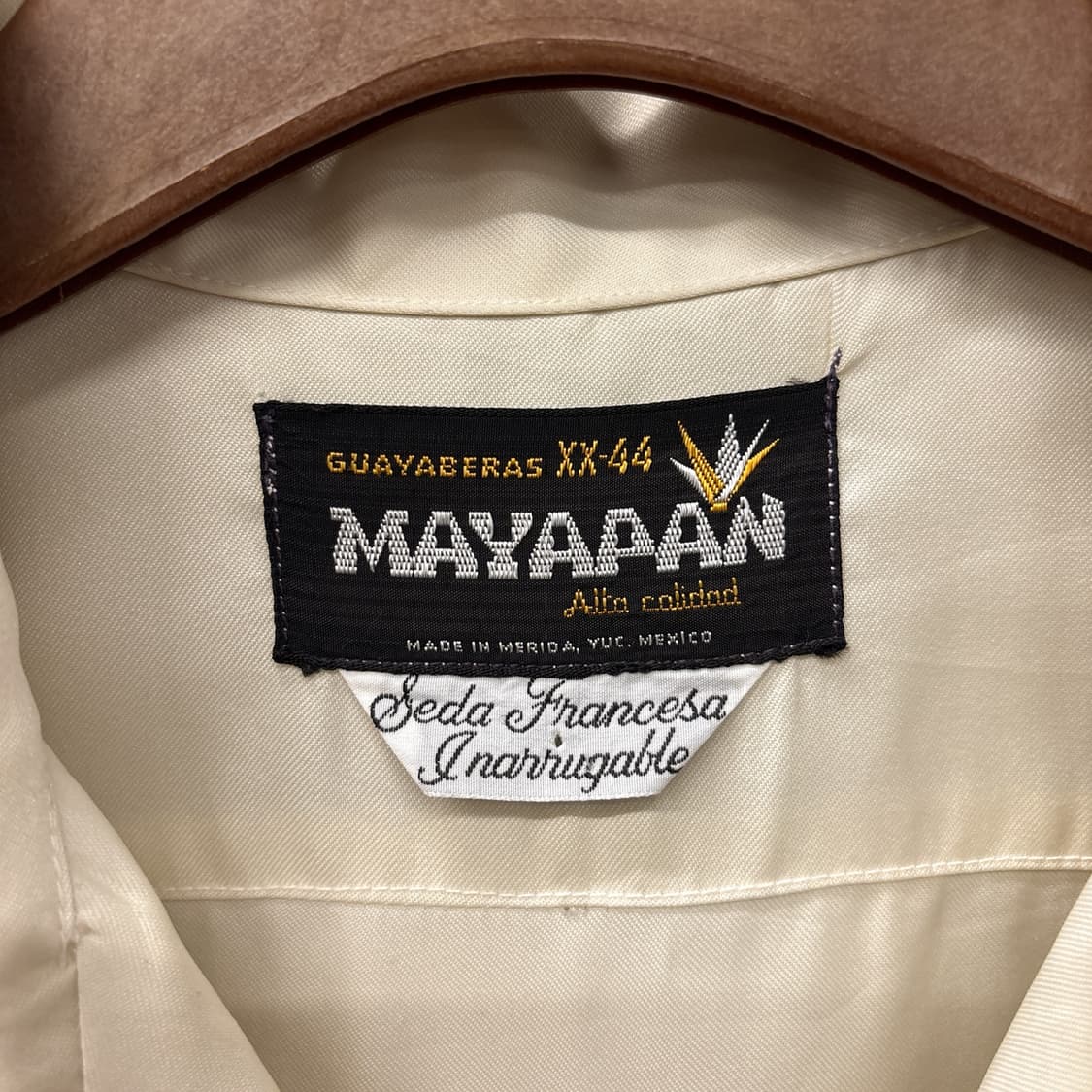 90s MAYAPAN 데칼 페이즐리 알포르자 구아야베라 쿠바셔츠N1328 상품이미지9