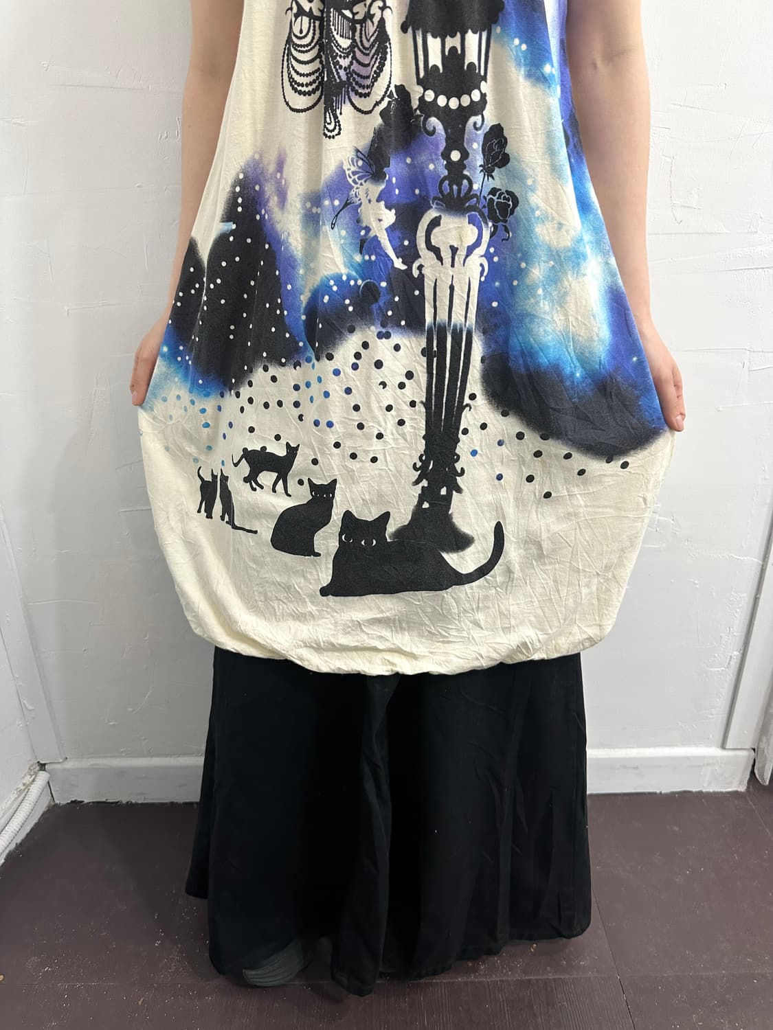 scolar design puff sleeveless 상품이미지6