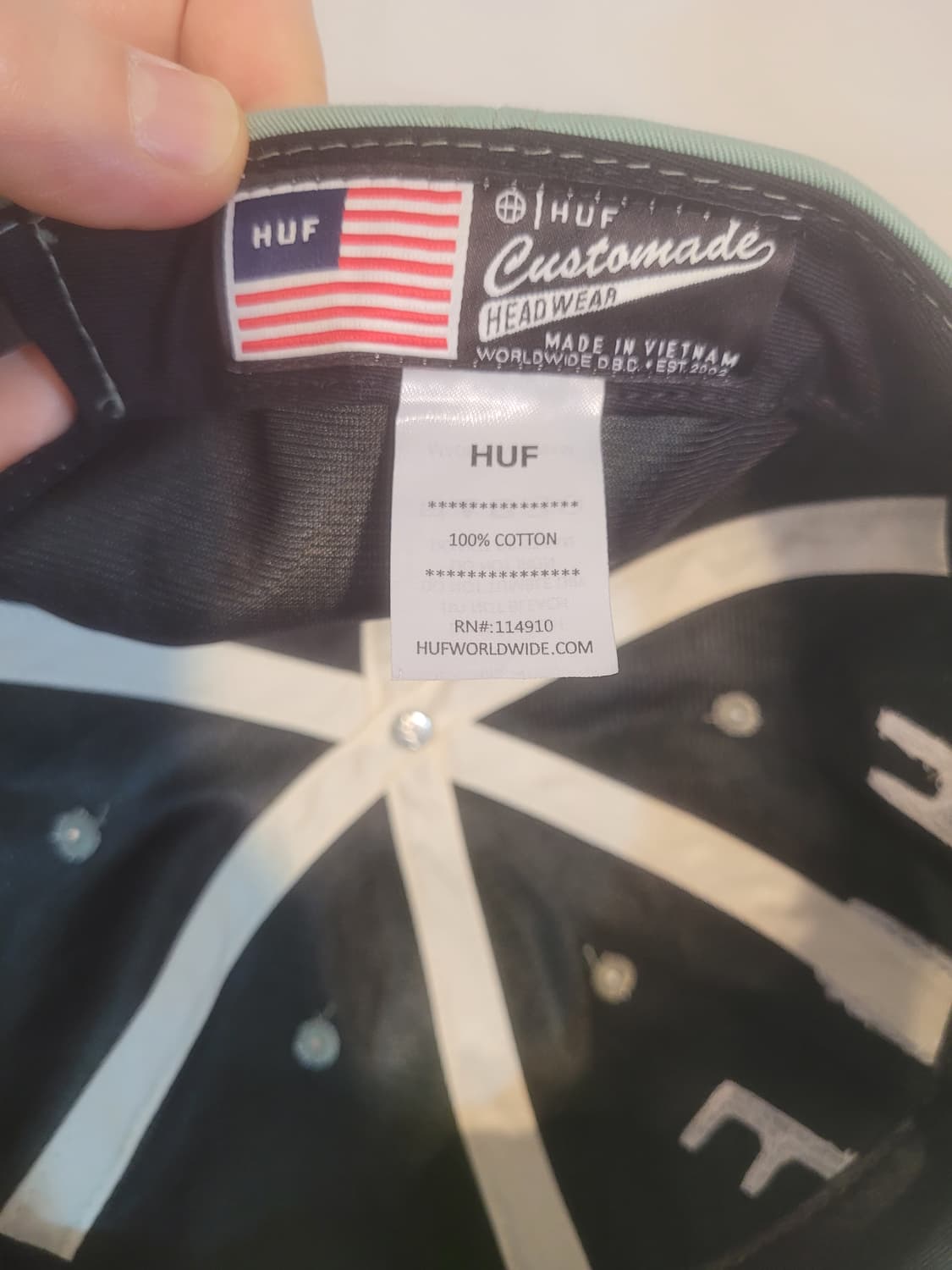 HUF 허프 볼캡 민트색 모자 상품이미지3