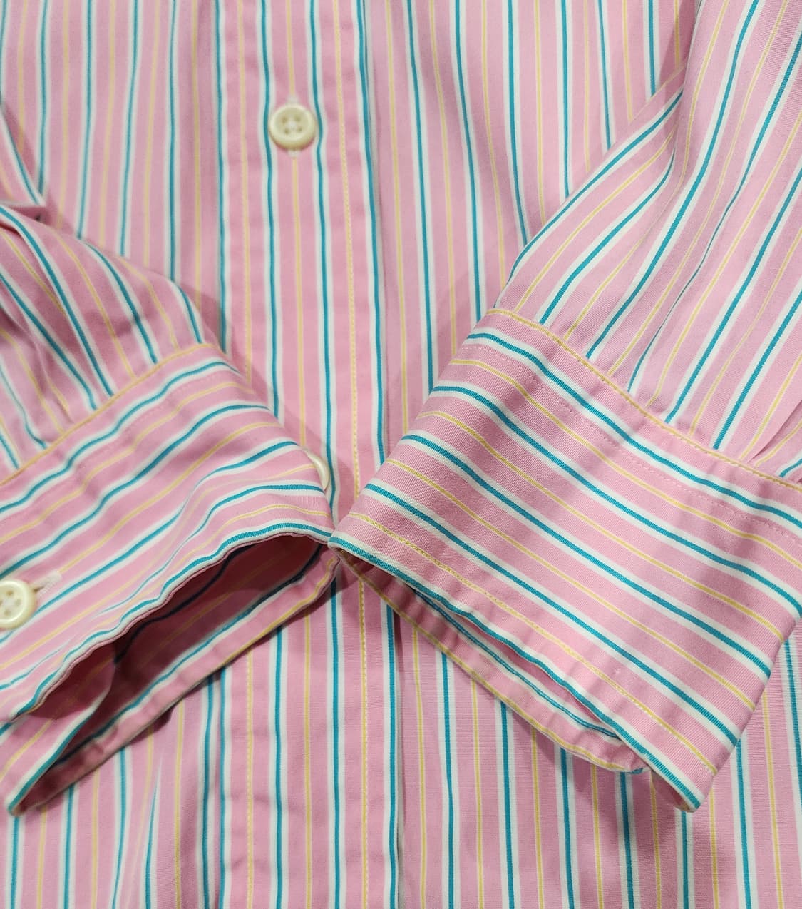 폴로 랄프로렌 커스텀핏 스트라이프 셔츠 M 상품이미지4