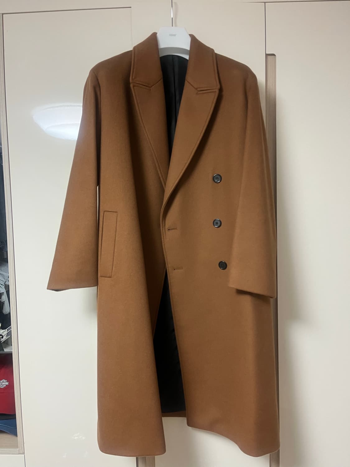 쿠어 더블 코트 (멜란지 / 울&캐시미어) 상품이미지1