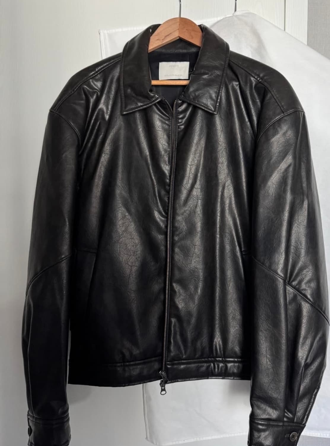 아모멘토 레더 자켓 상품이미지4