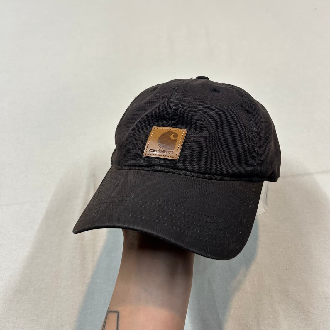 칼하트 워크웨어 볼캡 모자 썬페이드 블랙 상품이미지1