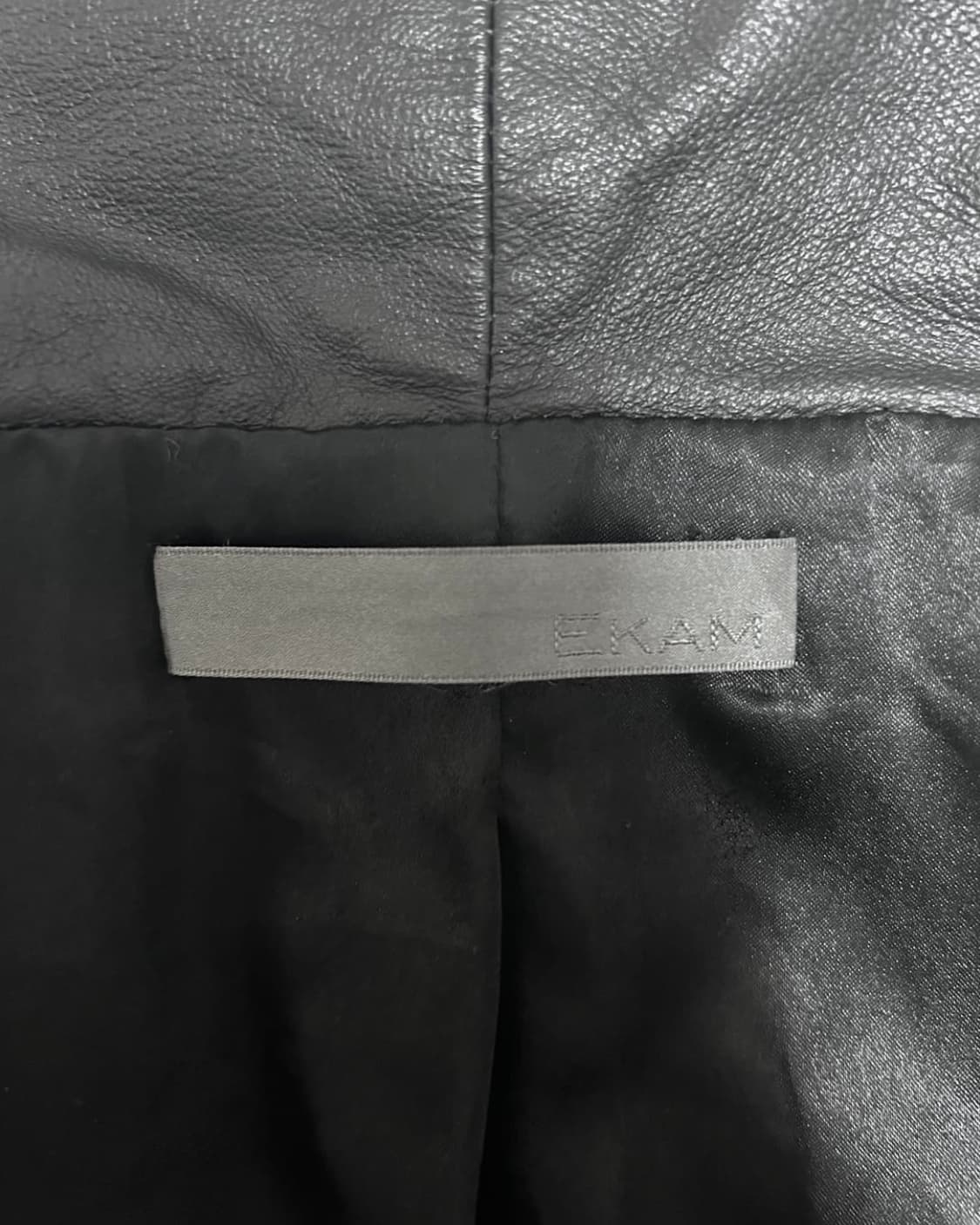 Ekam high-neck lamb skin jacket 상품이미지5