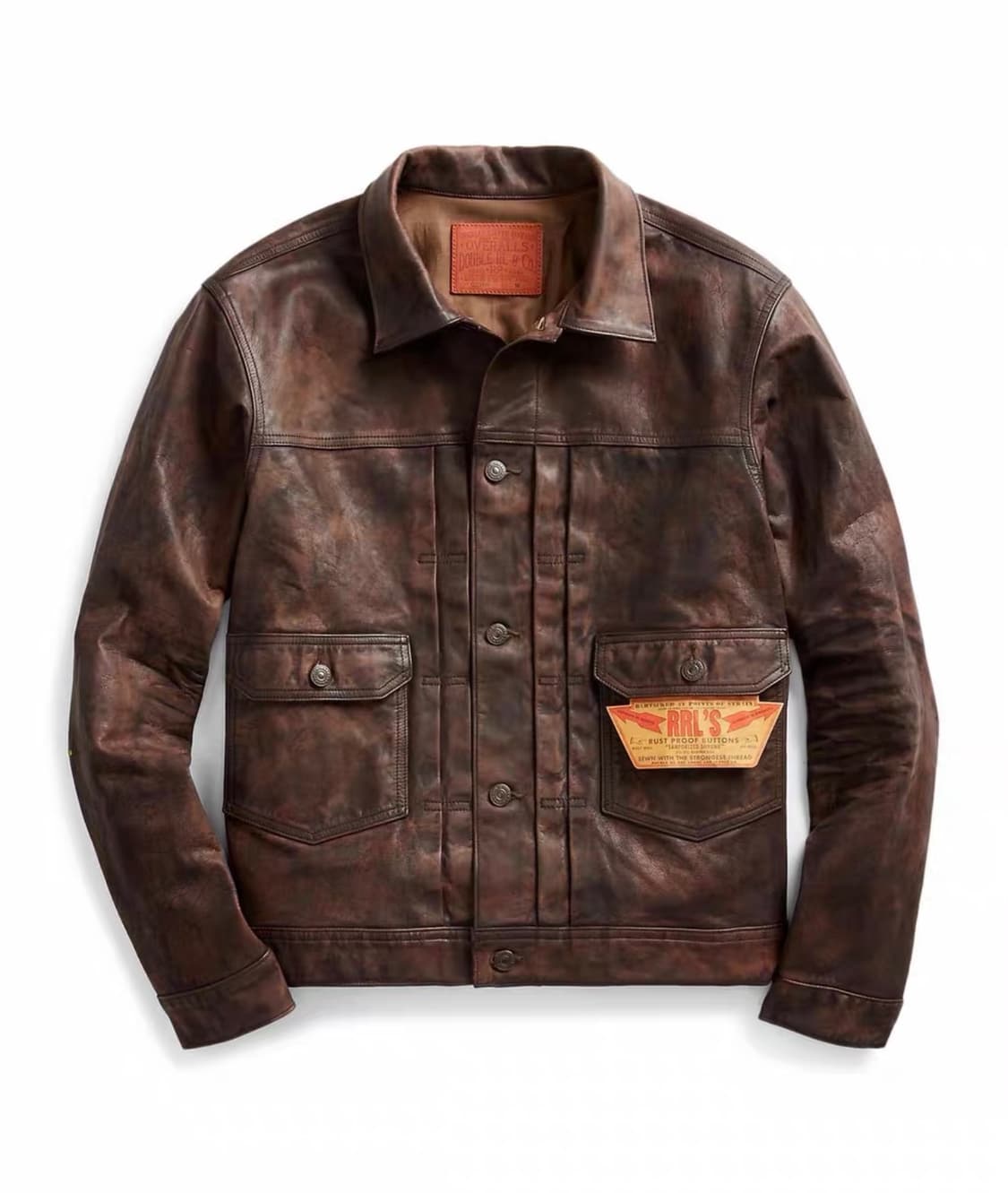 rrl 버팔로 가죽자켓 m 상품이미지1