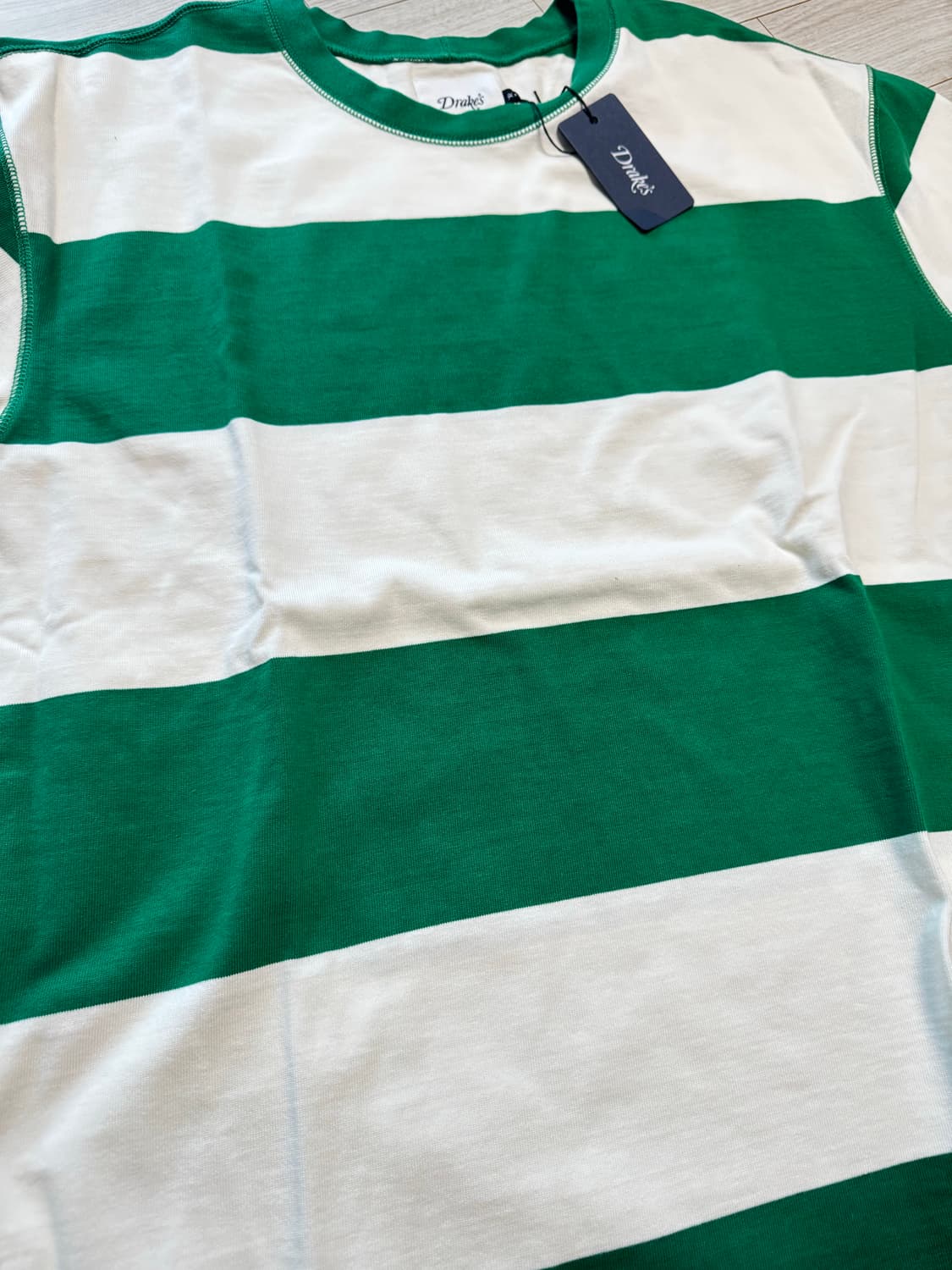 드레익스 와이드 스트라이프 헤비 하이킹 티 XL (새싱품) 상품이미지4