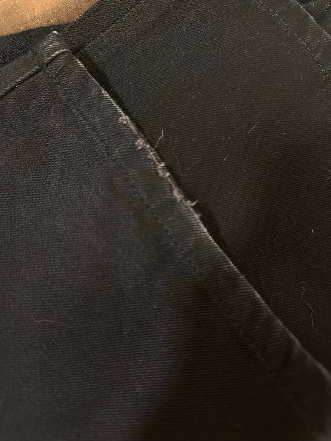 ORE 오어 블랙 데님 팬츠 1사이즈 상품이미지5
