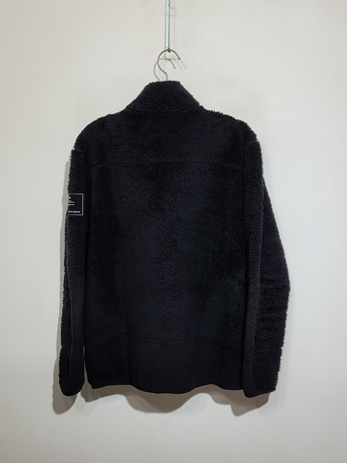 (100) 블랙야크 플리스 점퍼 검정 뽀글이 후리스 자켓  상품이미지6