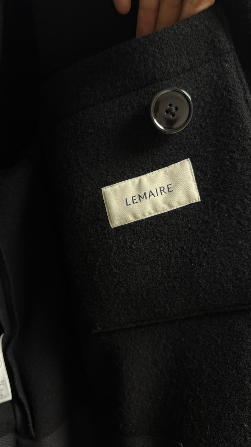 르메르 랩코트 블랙 M사이즈 상품이미지4