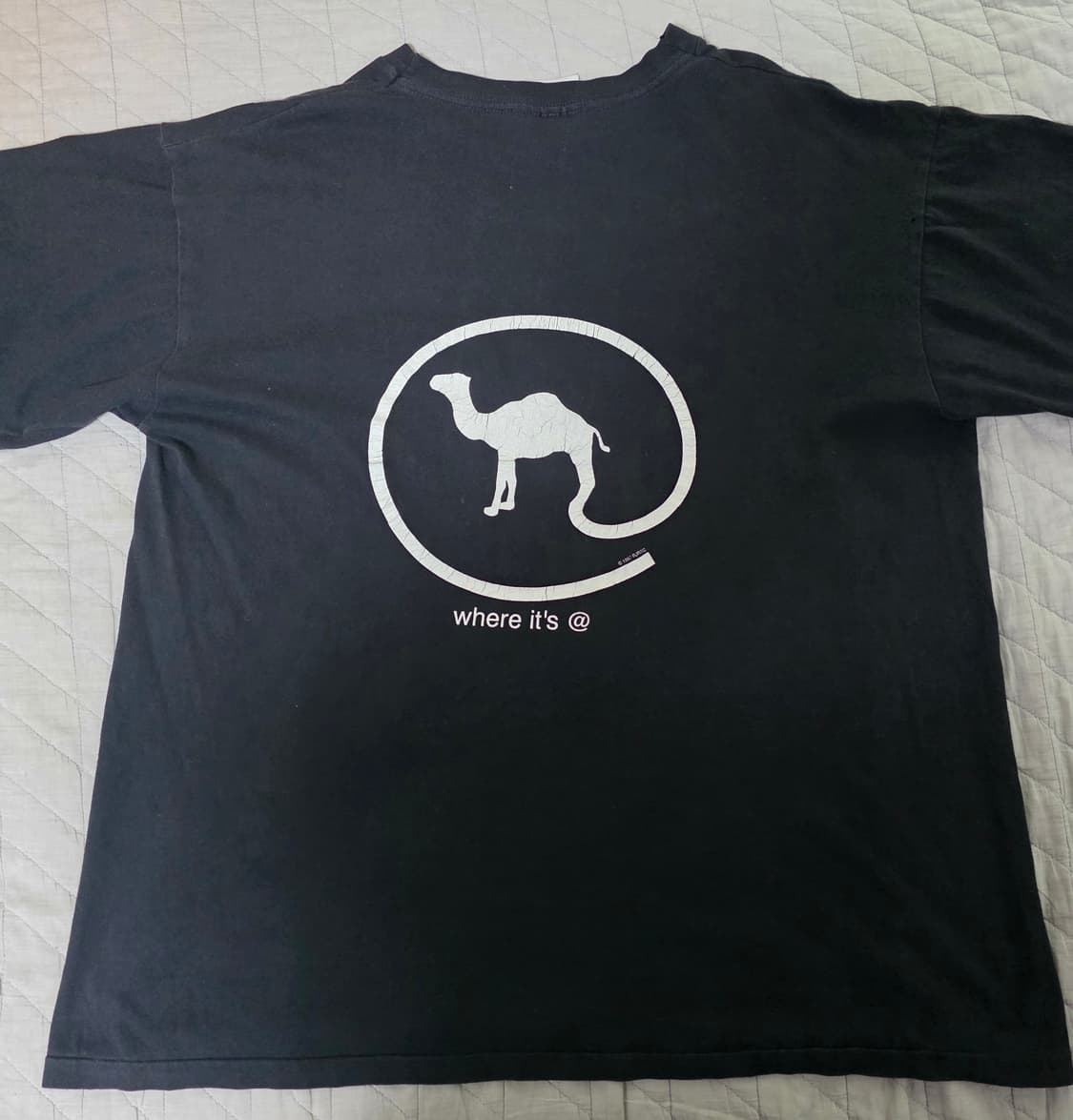 [XL] 90s 카멜 where it's @ 빈티지 티셔츠 ver 엘살바 상품이미지1